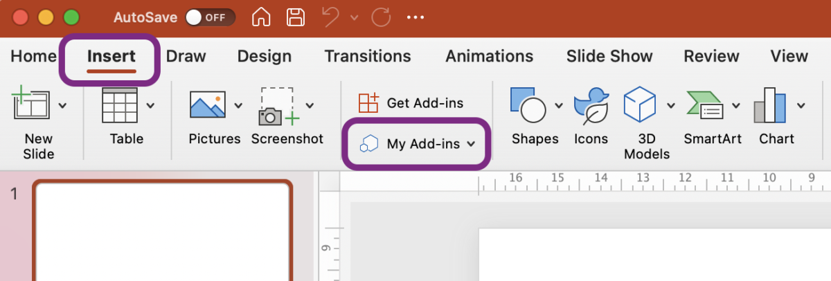 presentation not showing in powerpoint
